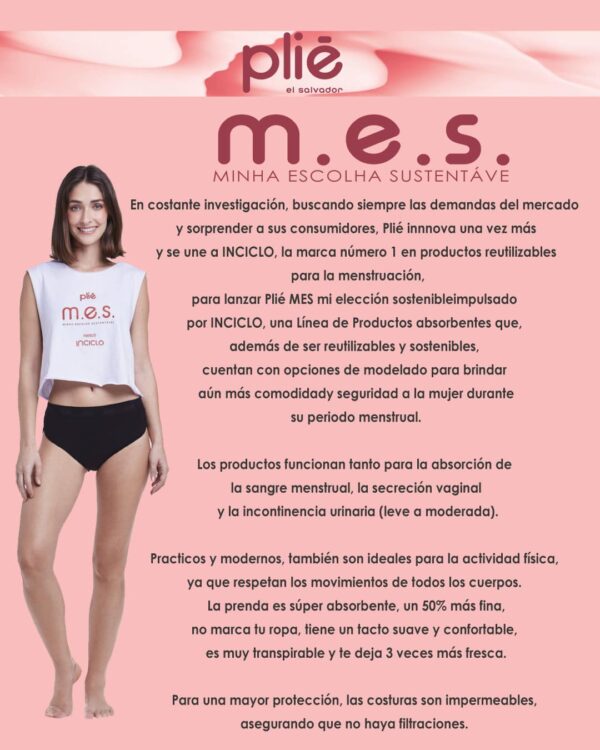 BLOOMER MES ABSORBENTE PLIÉ - Imagen 4